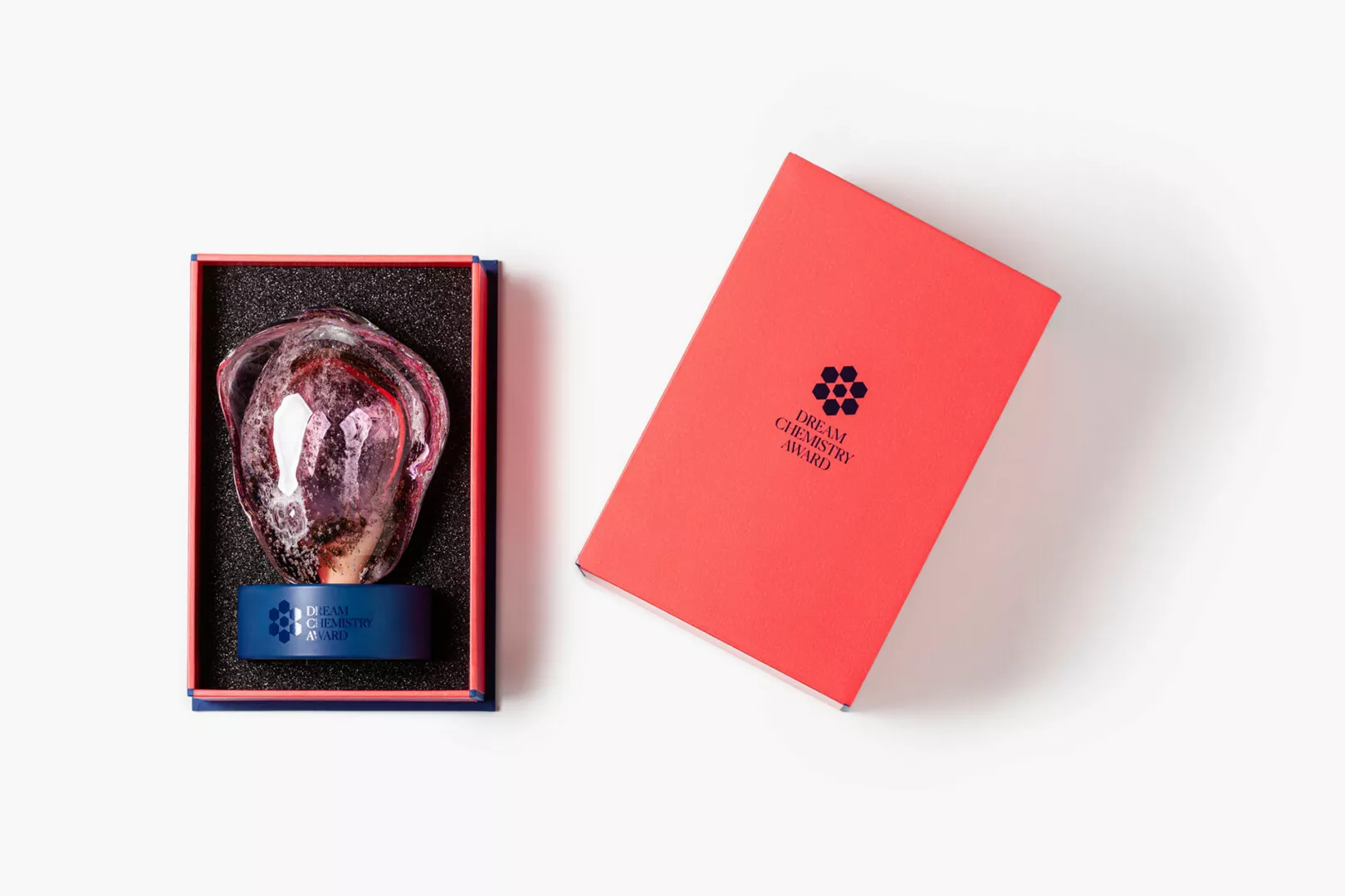 Dream Chemistry Award plaque in presentation box.