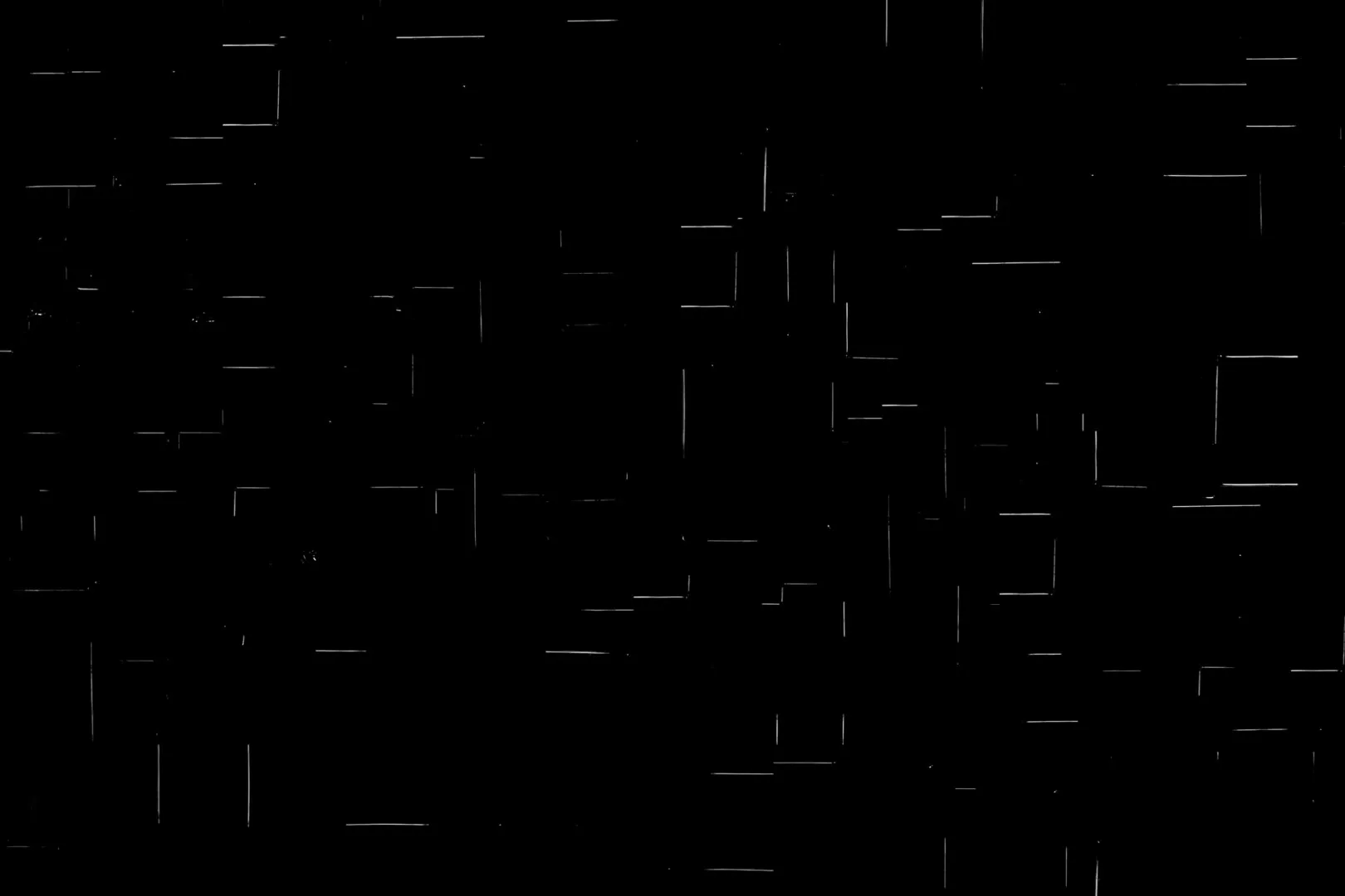 Abstract black and white glitch art texture.