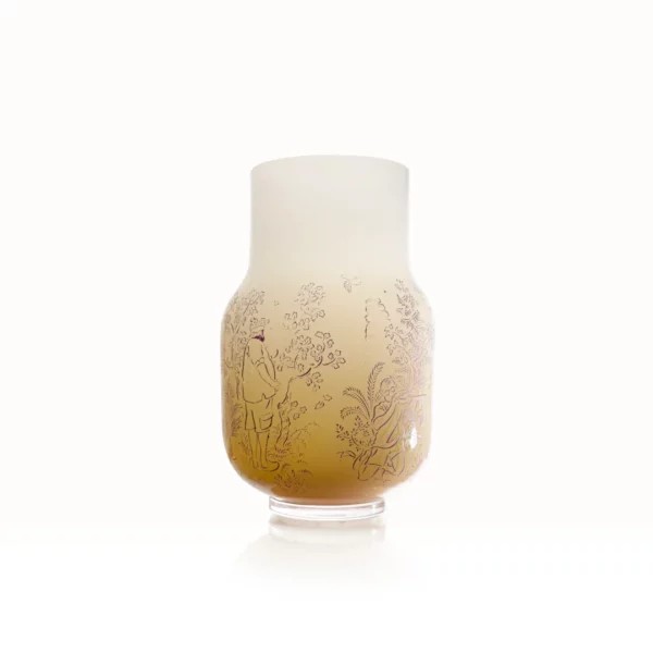ODE TO GLASSBLOWING VASE DEEP NUDE TONE